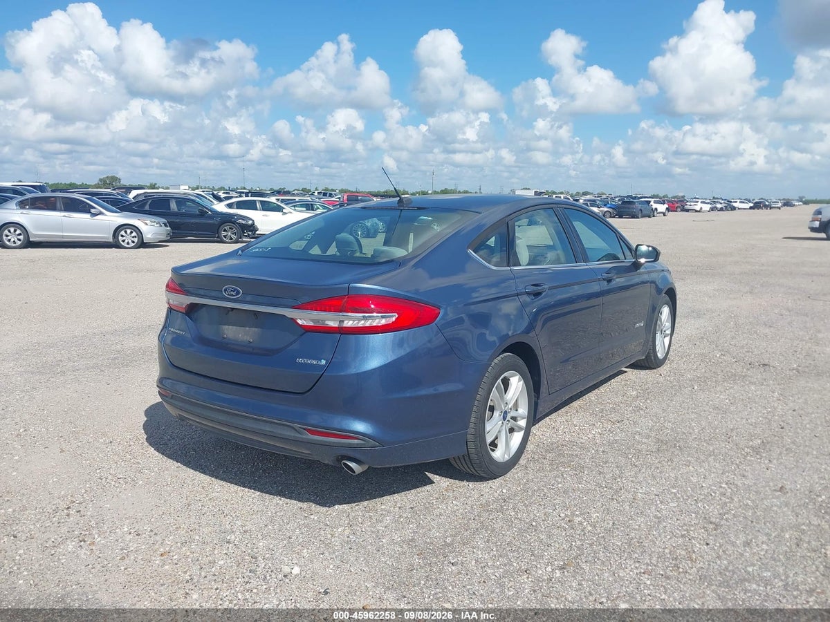 2018 FORD FUSION HYBRID S — снимка 4