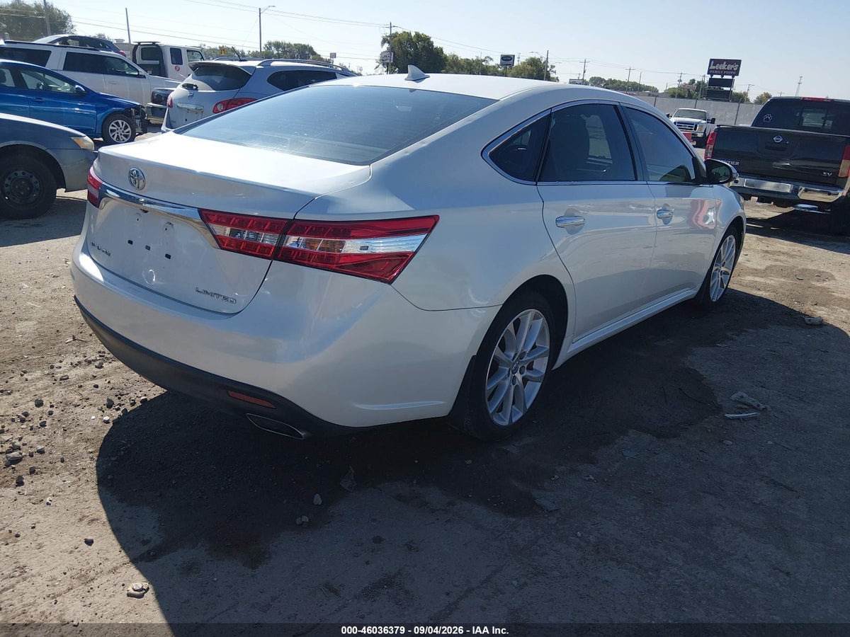 2013 TOYOTA AVALON LIMITED — снимка 4