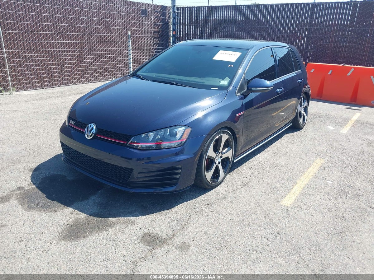 2016 VOLKSWAGEN GOLF GTI SE 4-DOOR — снимка 2