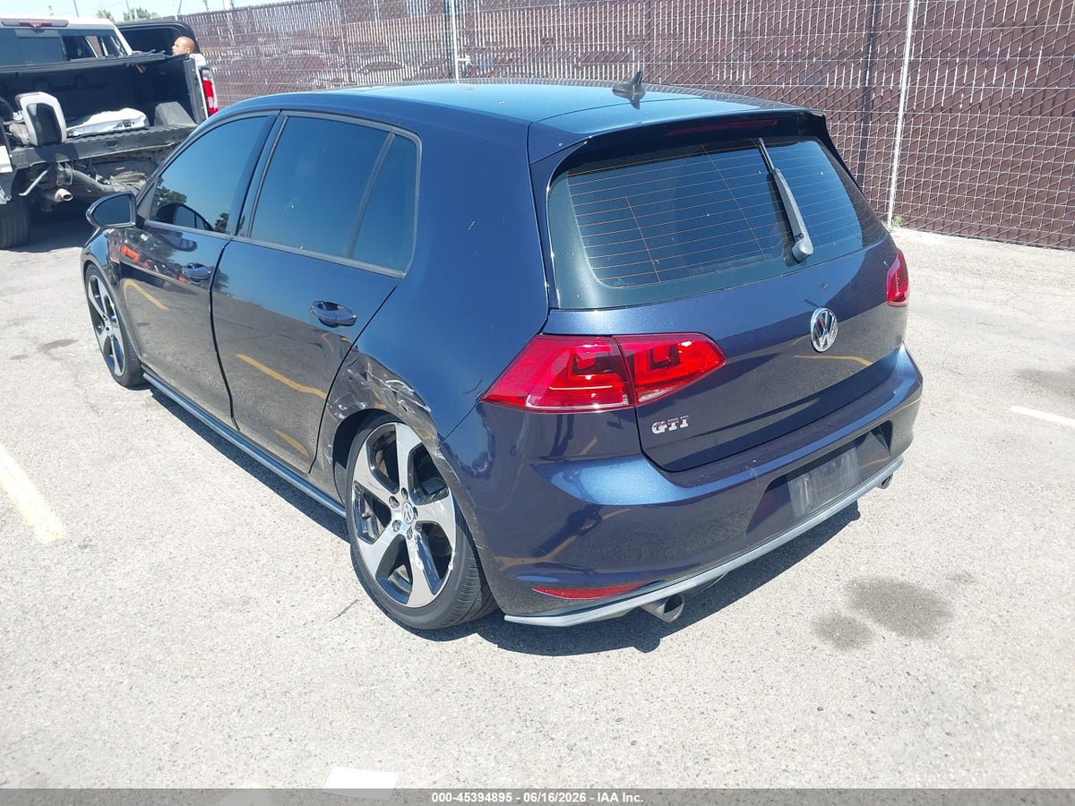 2016 VOLKSWAGEN GOLF GTI SE 4-DOOR — снимка 3