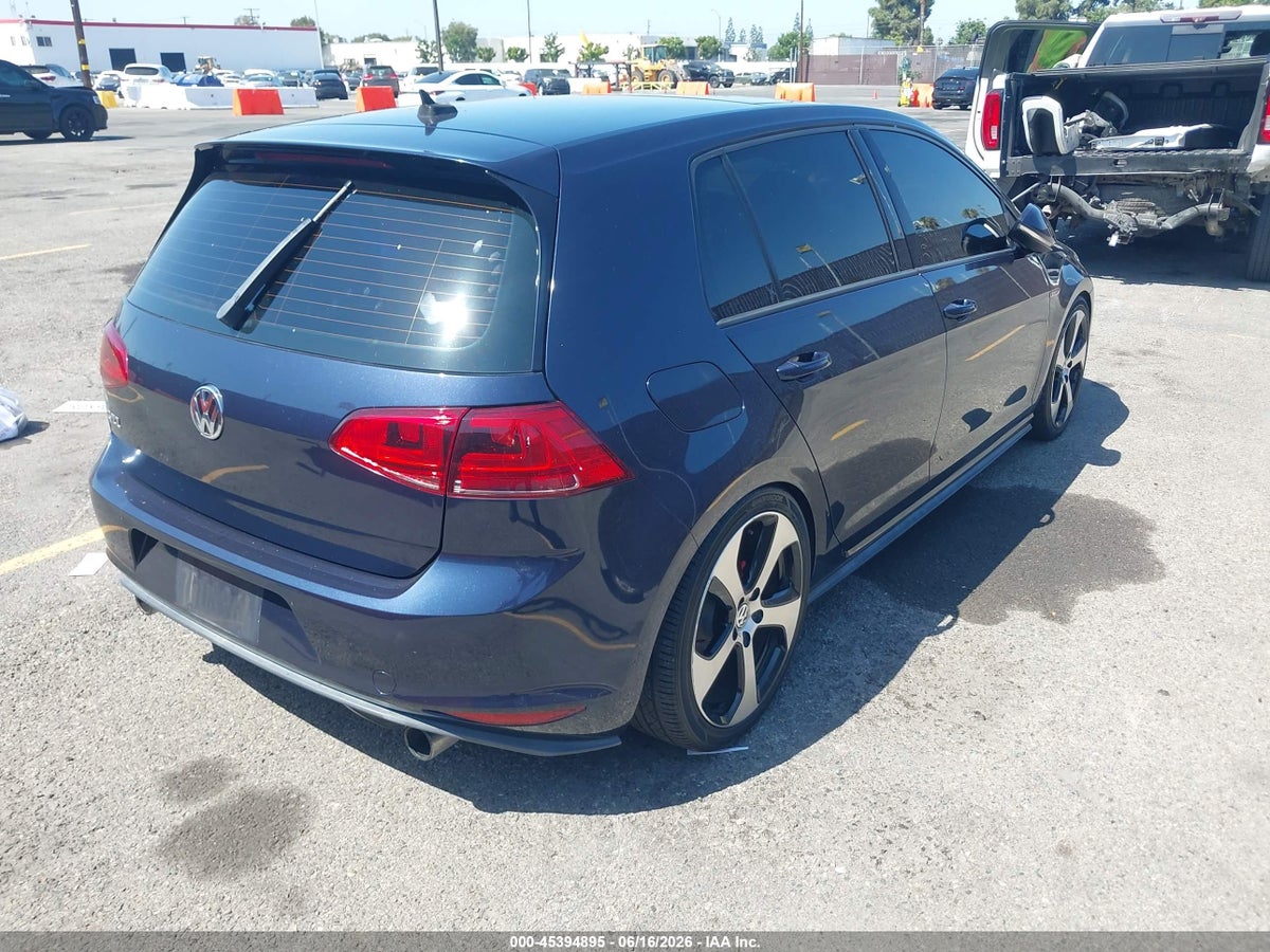 2016 VOLKSWAGEN GOLF GTI SE 4-DOOR — снимка 4