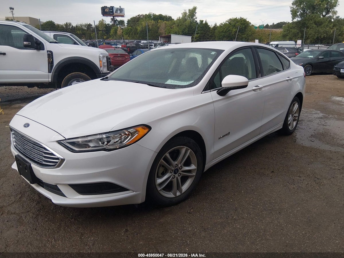 2018 FORD FUSION HYBRID S — снимка 2