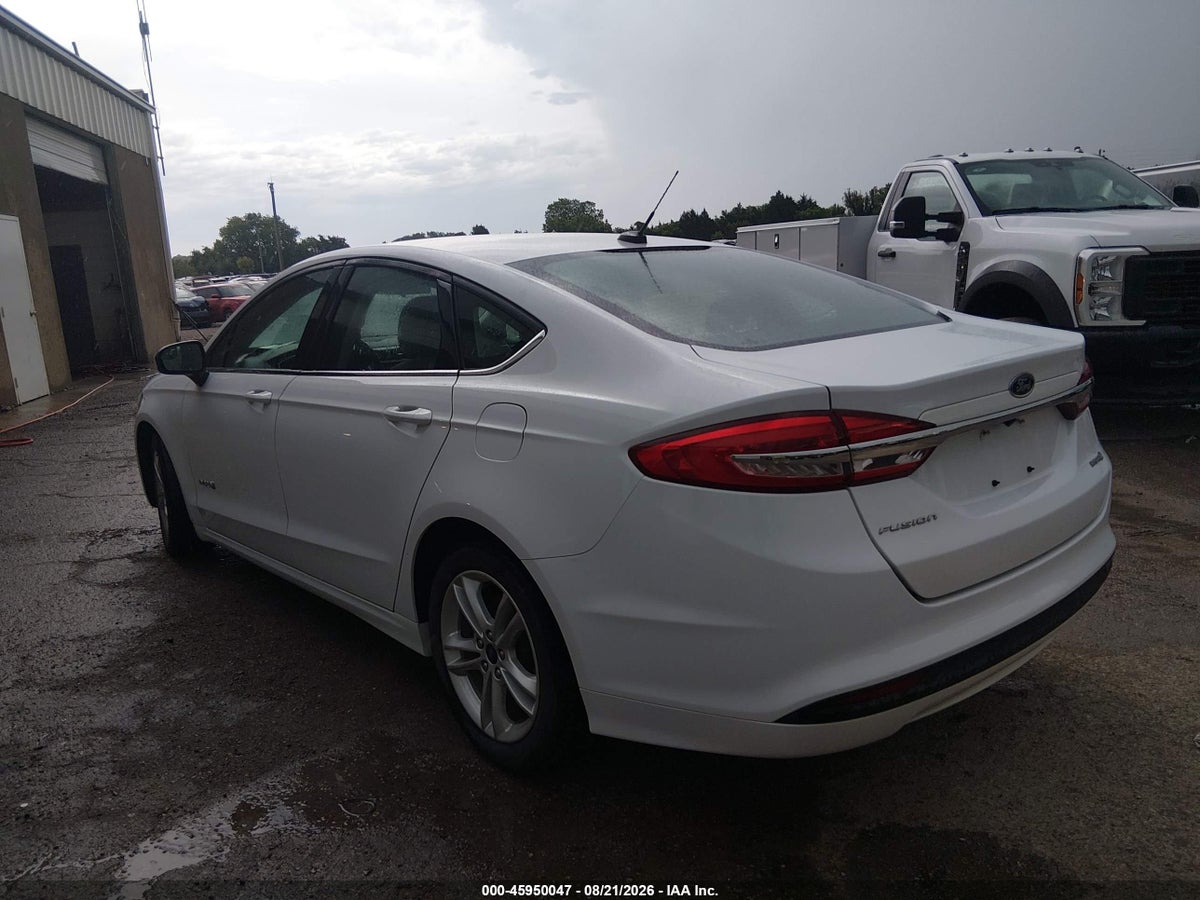 2018 FORD FUSION HYBRID S — снимка 3