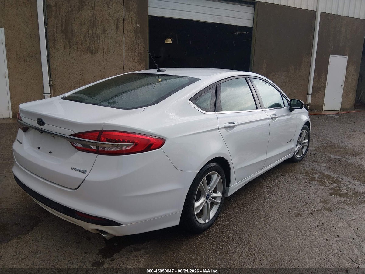 2018 FORD FUSION HYBRID S — снимка 4