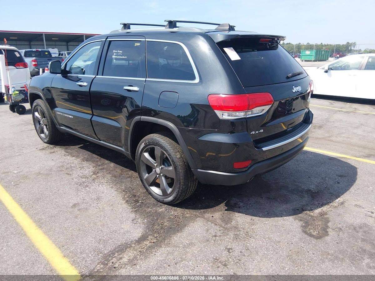 2014 JEEP GRAND CHEROKEE LIMITED — снимка 3