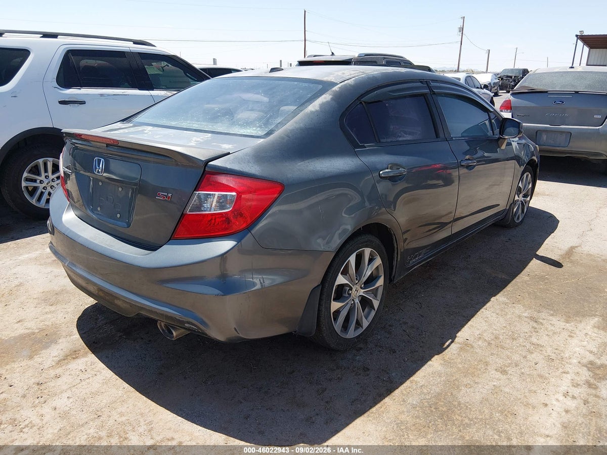 2012 HONDA CIVIC SI — снимка 4