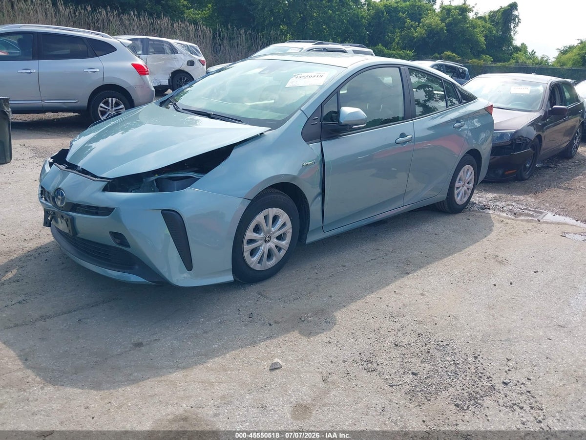 2022 TOYOTA PRIUS L — снимка 2