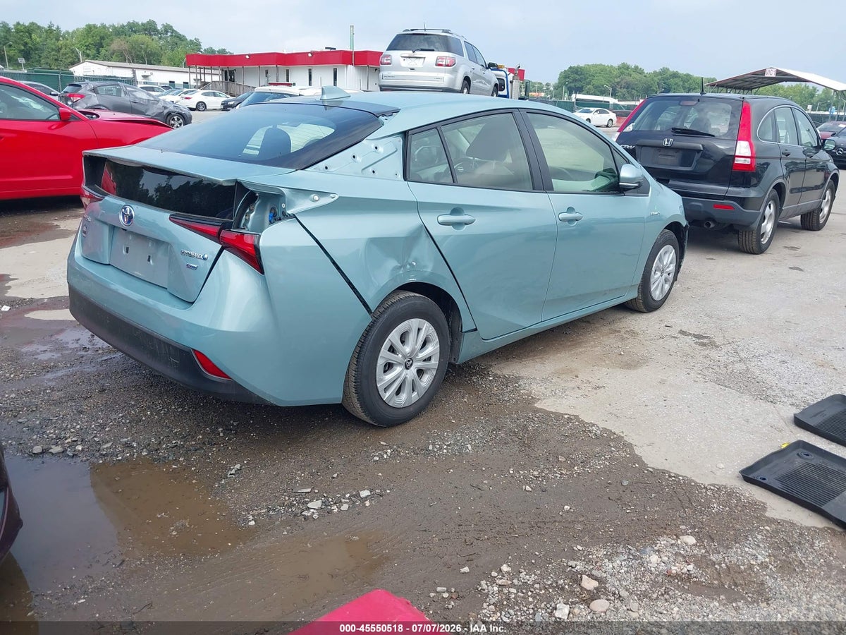 2022 TOYOTA PRIUS L — снимка 4