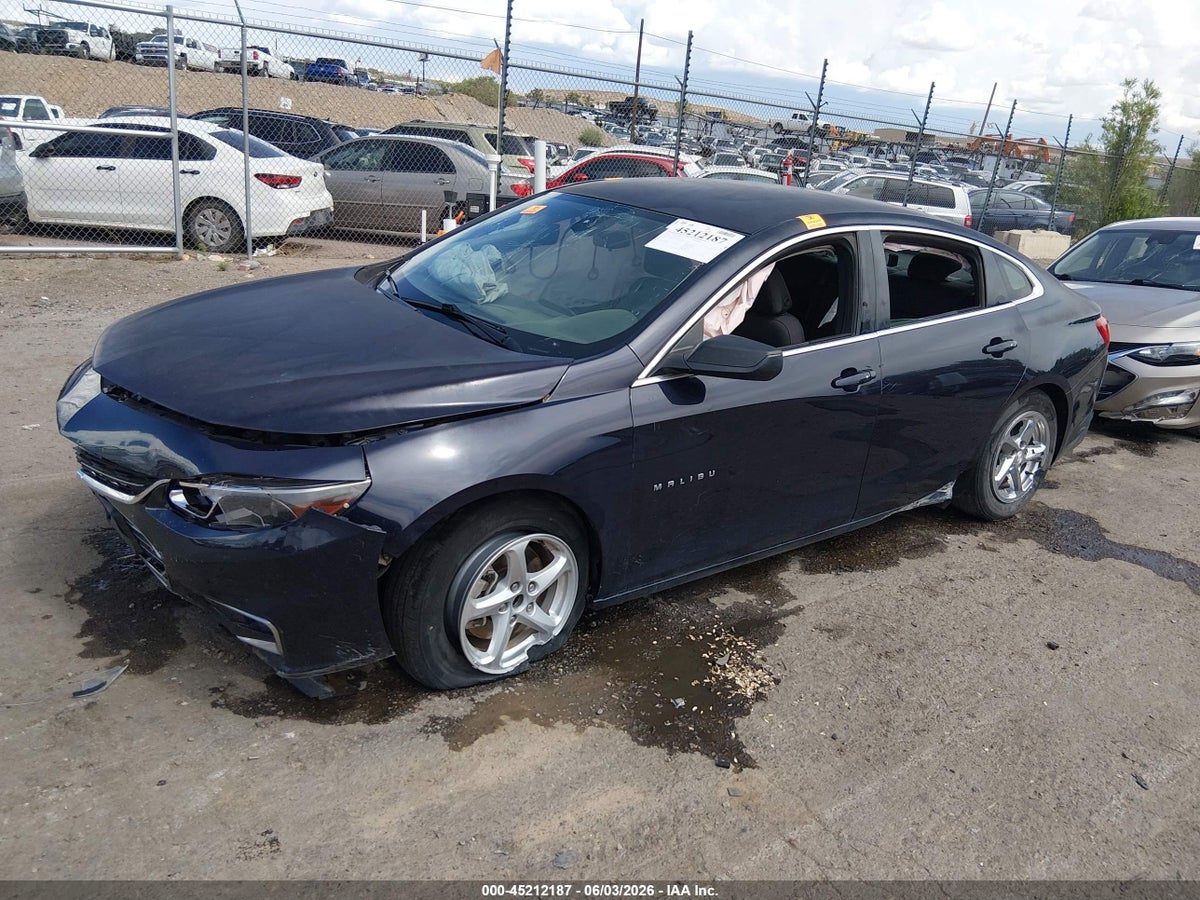 2017 CHEVROLET MALIBU 1FL — снимка 2
