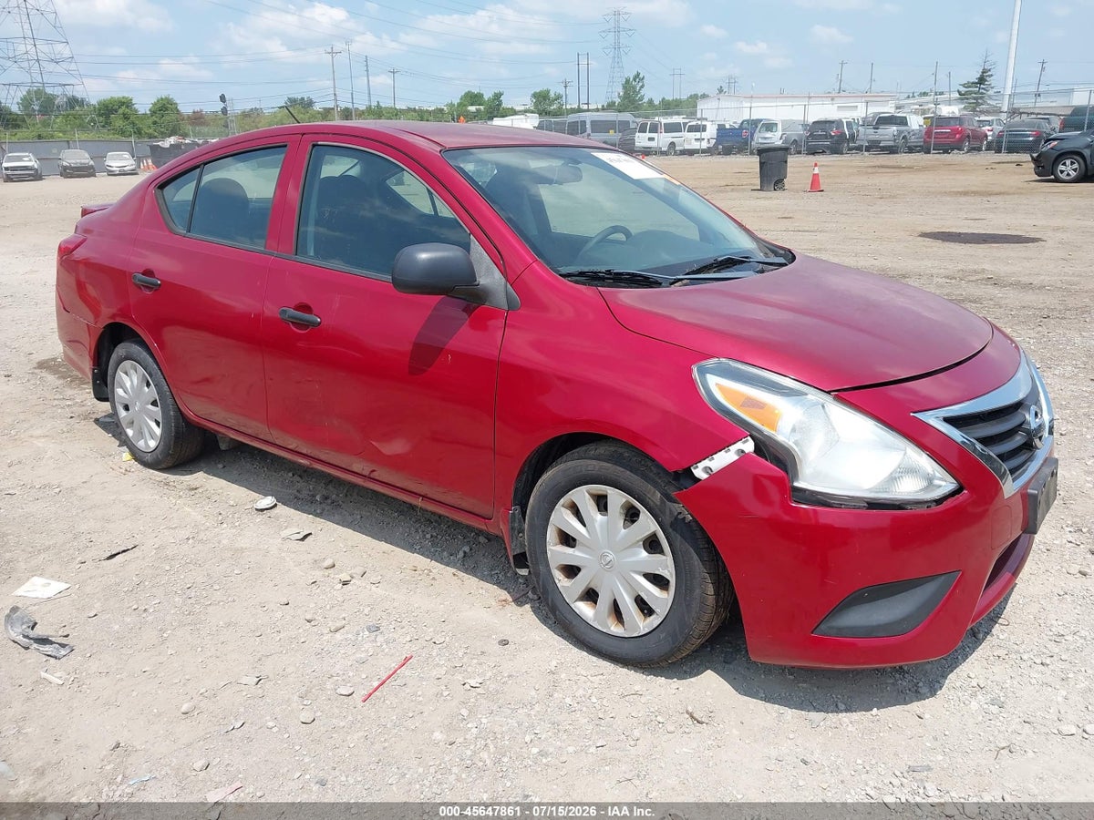 2015 NISSAN VERSA 1.6 S+