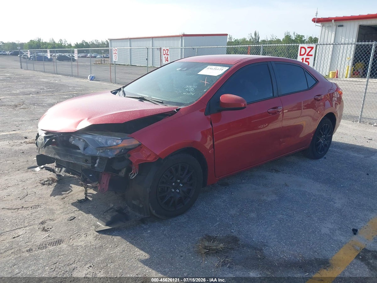 2017 TOYOTA COROLLA LE — снимка 2