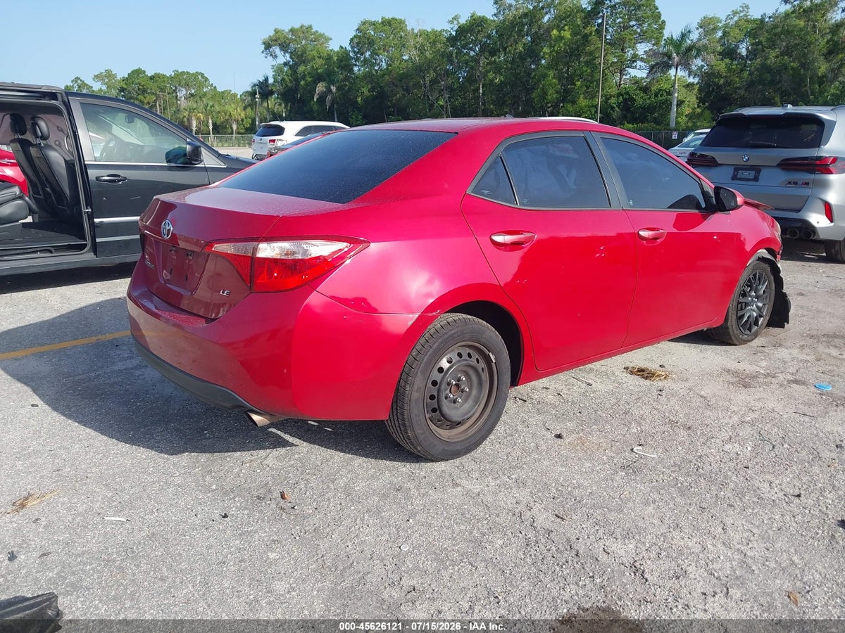 2017 TOYOTA COROLLA LE — снимка 4