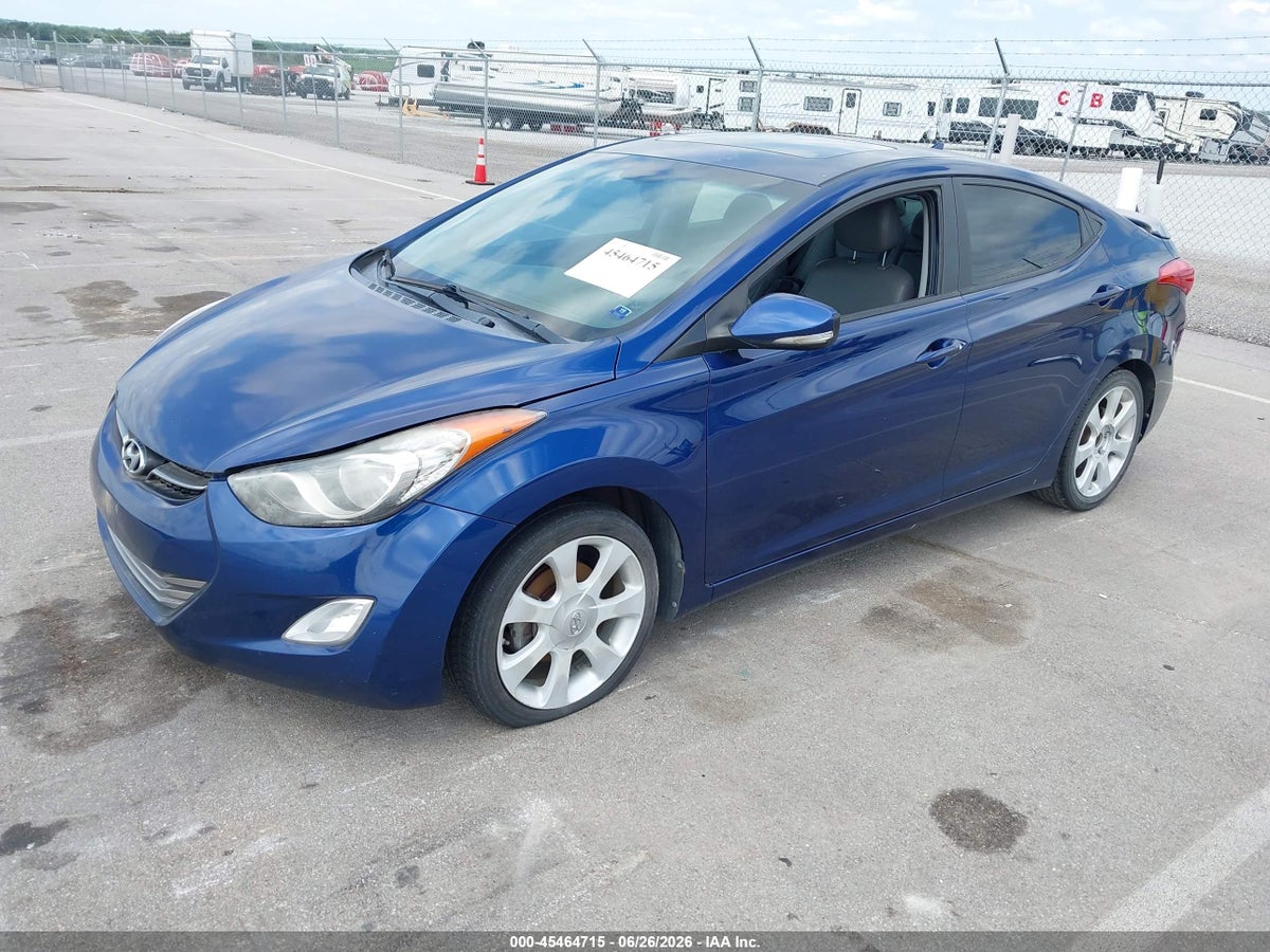 2013 HYUNDAI ELANTRA LIMITED — снимка 2