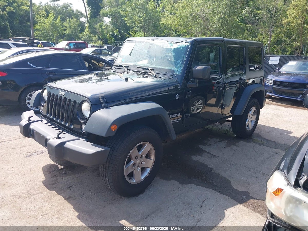 2014 JEEP WRANGLER UNLIMITED SPORT — снимка 2