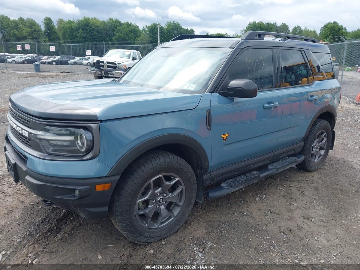 2022 FORD BRONCO SPORT BADLANDS — снимка 2