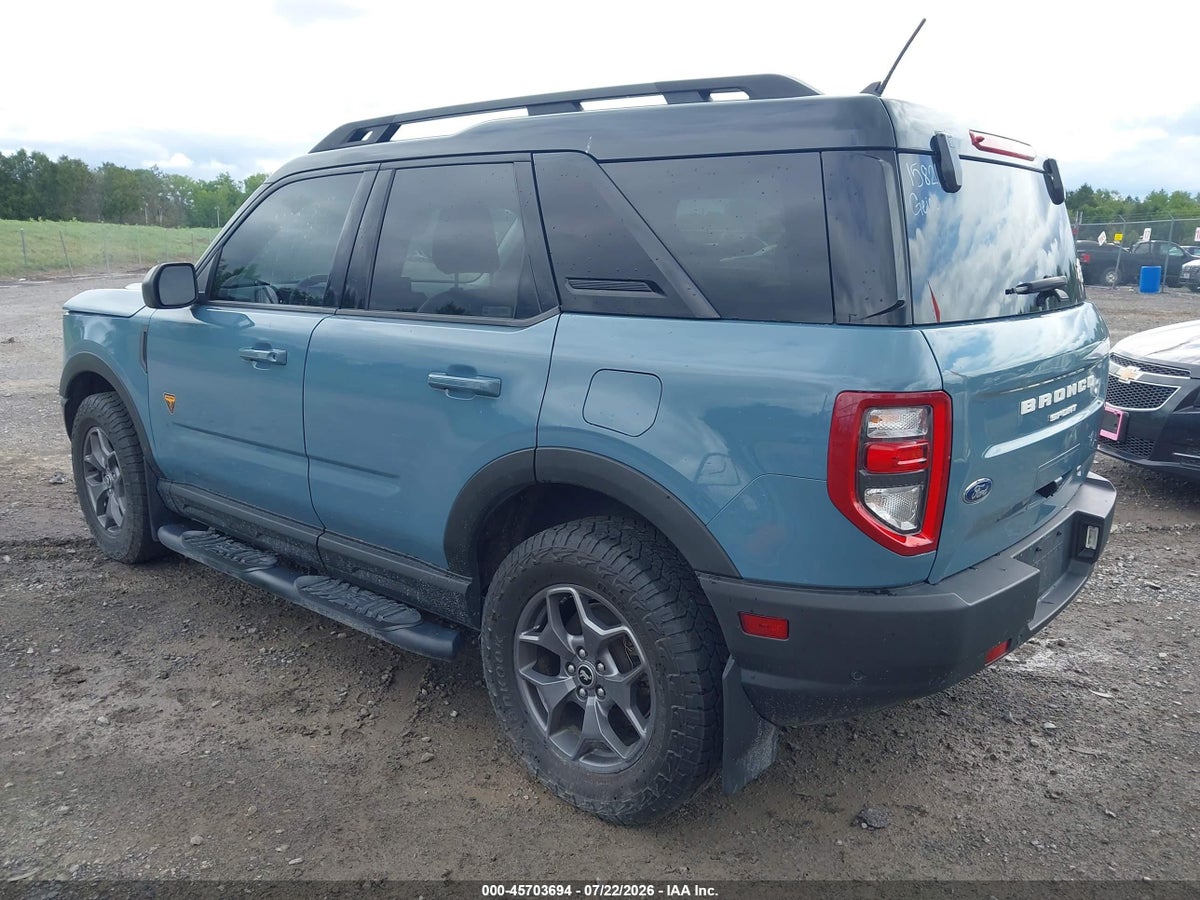 2022 FORD BRONCO SPORT BADLANDS — снимка 3