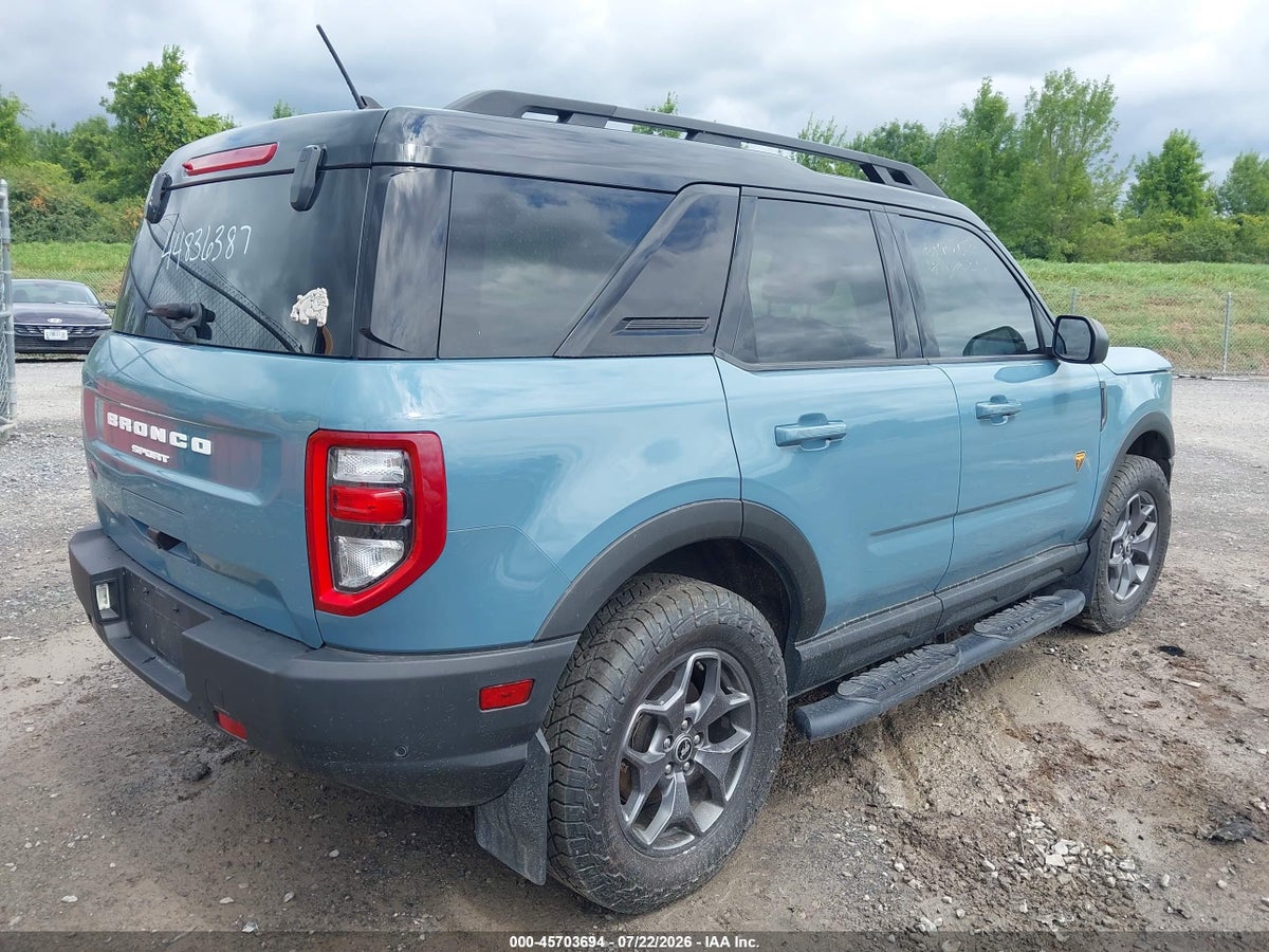 2022 FORD BRONCO SPORT BADLANDS — снимка 4
