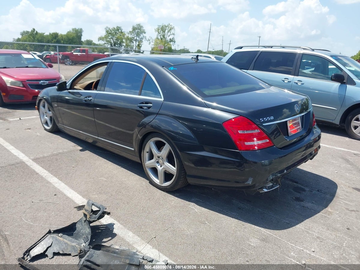 2012 MERCEDES-BENZ S 550 — снимка 3