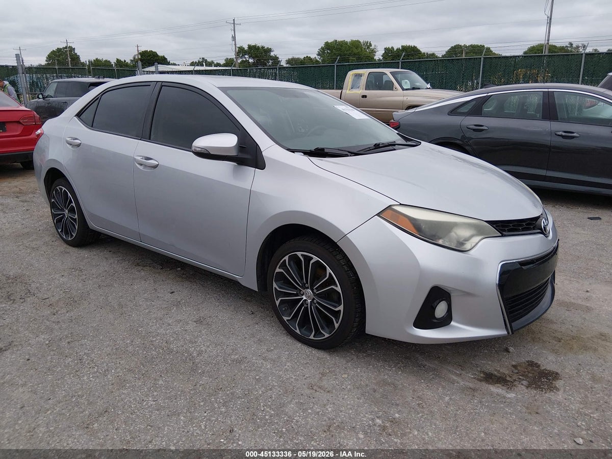 2014 TOYOTA COROLLA S PLUS