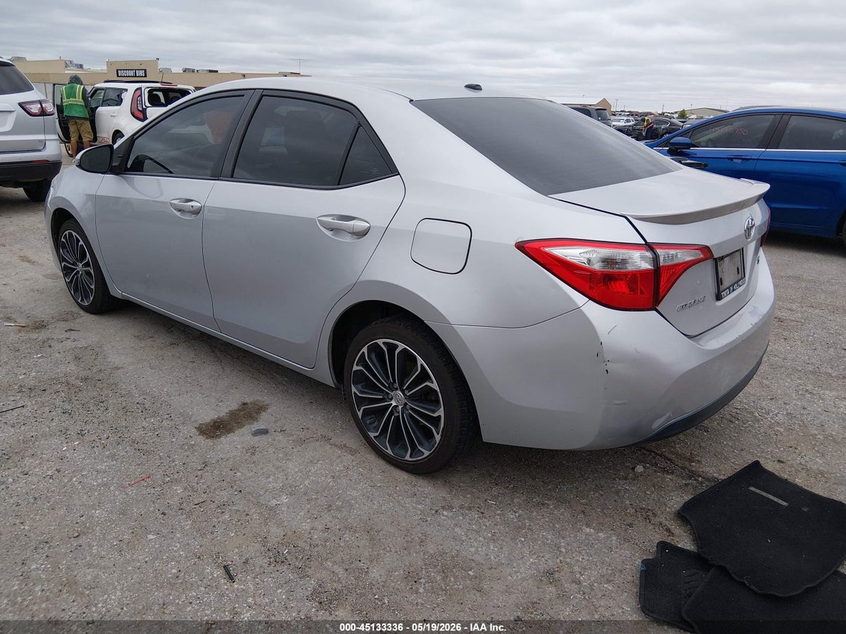 2014 TOYOTA COROLLA S PLUS — снимка 3