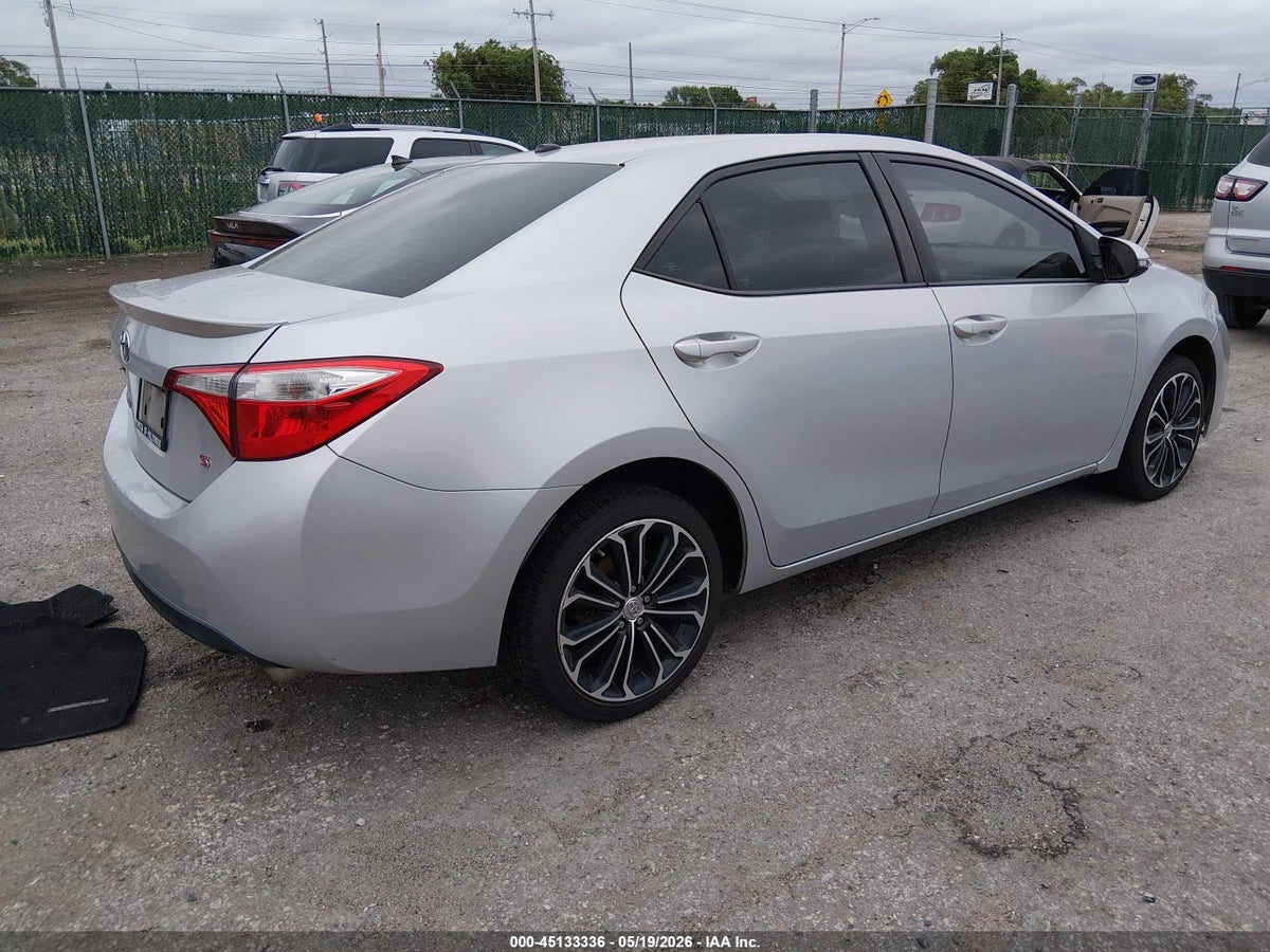 2014 TOYOTA COROLLA S PLUS — снимка 4