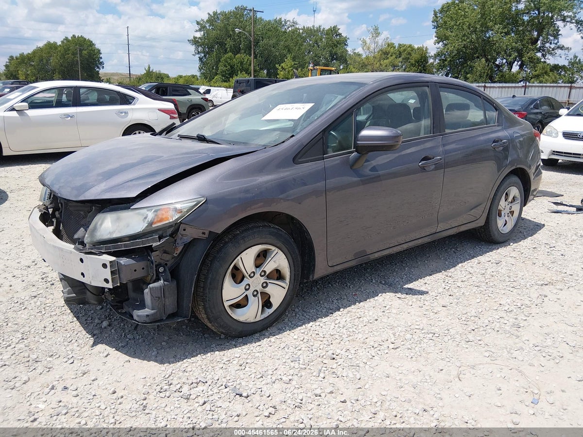 2015 HONDA CIVIC LX — снимка 2