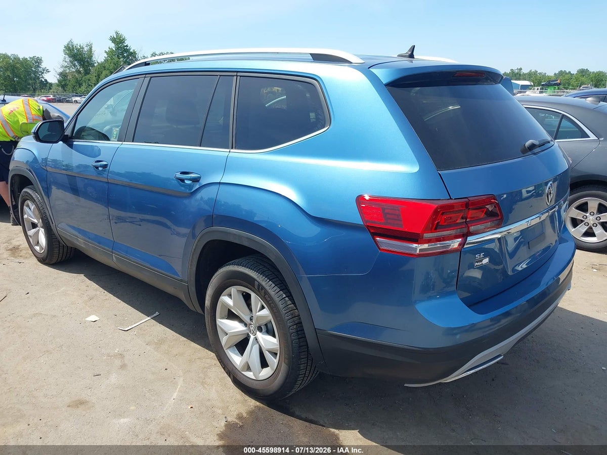 2019 VOLKSWAGEN ATLAS 3.6L V6 SE W/TECHNOLOGY — снимка 3