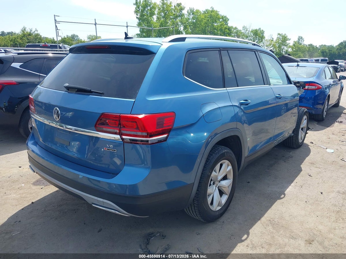 2019 VOLKSWAGEN ATLAS 3.6L V6 SE W/TECHNOLOGY — снимка 4