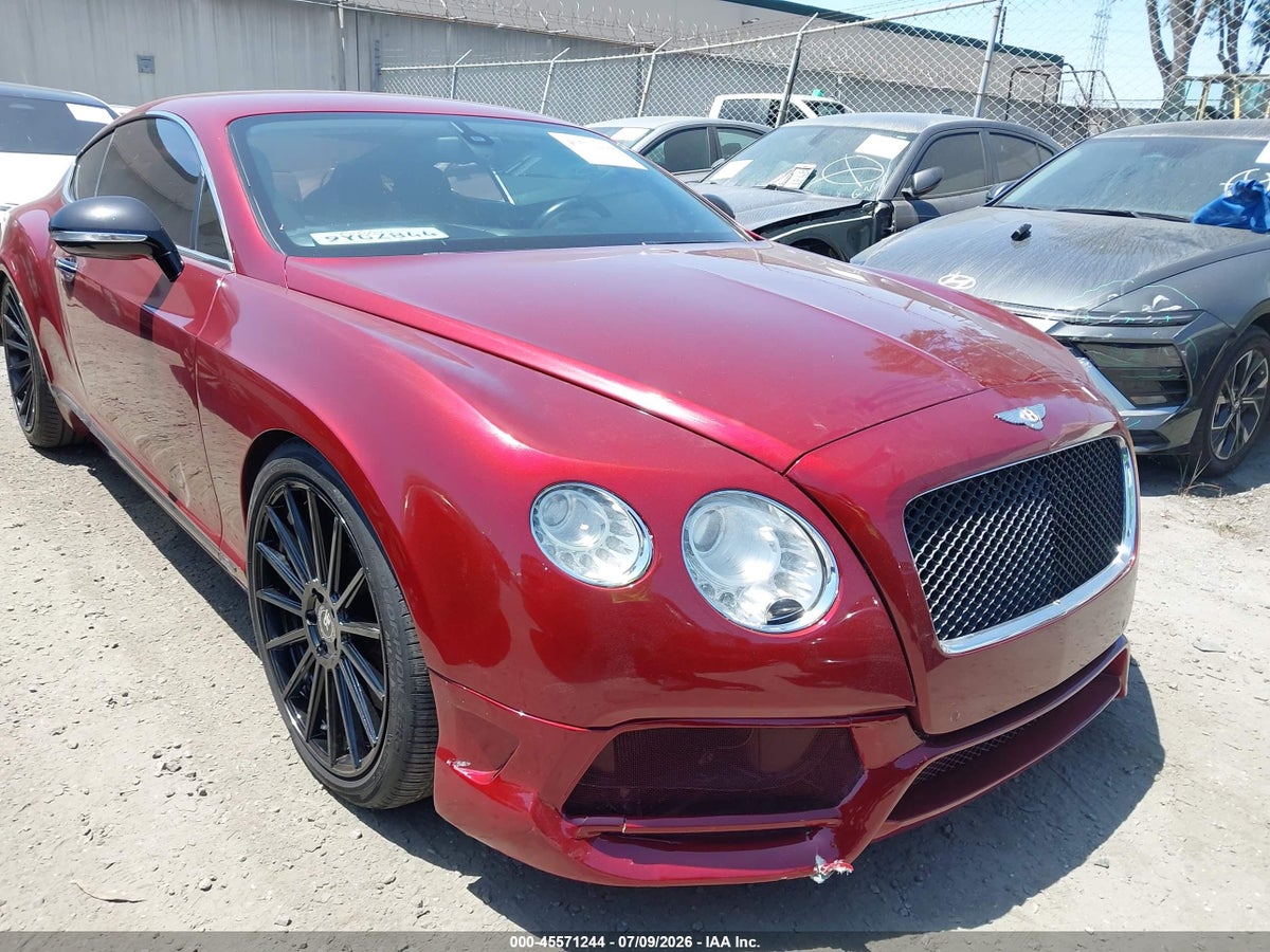 2013 BENTLEY CONTINENTAL GT V8