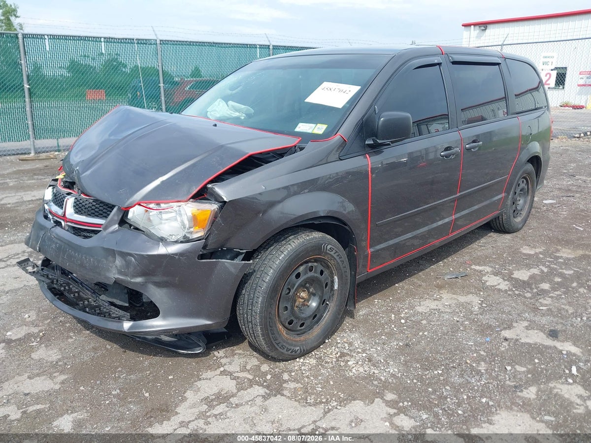 2015 DODGE GRAND CARAVAN SE — снимка 2