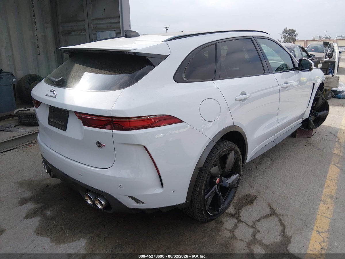 2021 JAGUAR F-PACE SVR P550 AWD AUTOMATIC — снимка 4