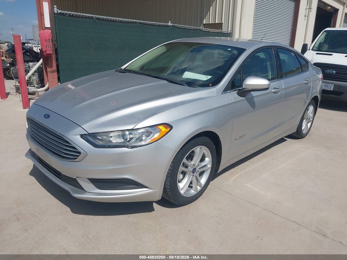 2018 FORD FUSION S HYBRID — снимка 2