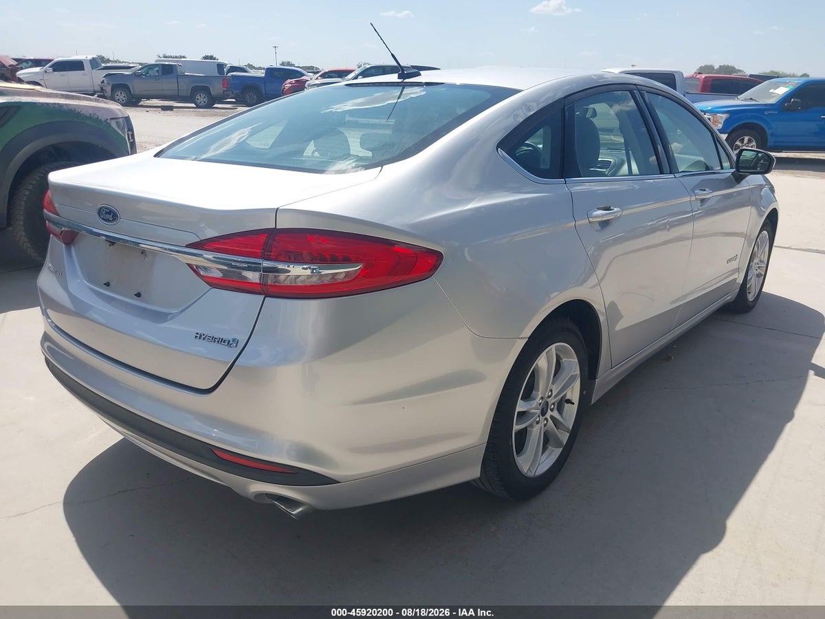 2018 FORD FUSION S HYBRID — снимка 4