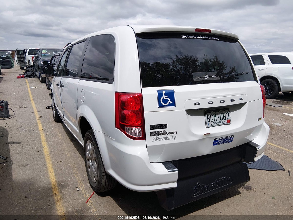 2019 DODGE GRAND CARAVAN SE — снимка 3