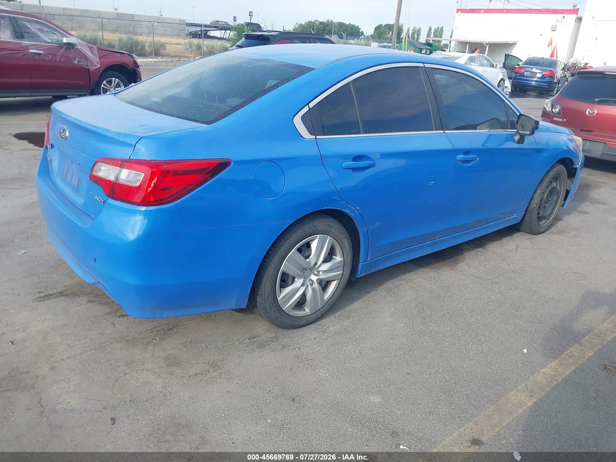 2015 SUBARU LEGACY 2.5I — снимка 4
