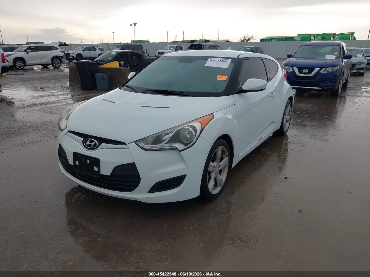 2013 HYUNDAI VELOSTER BASE W/GRAY — снимка 2