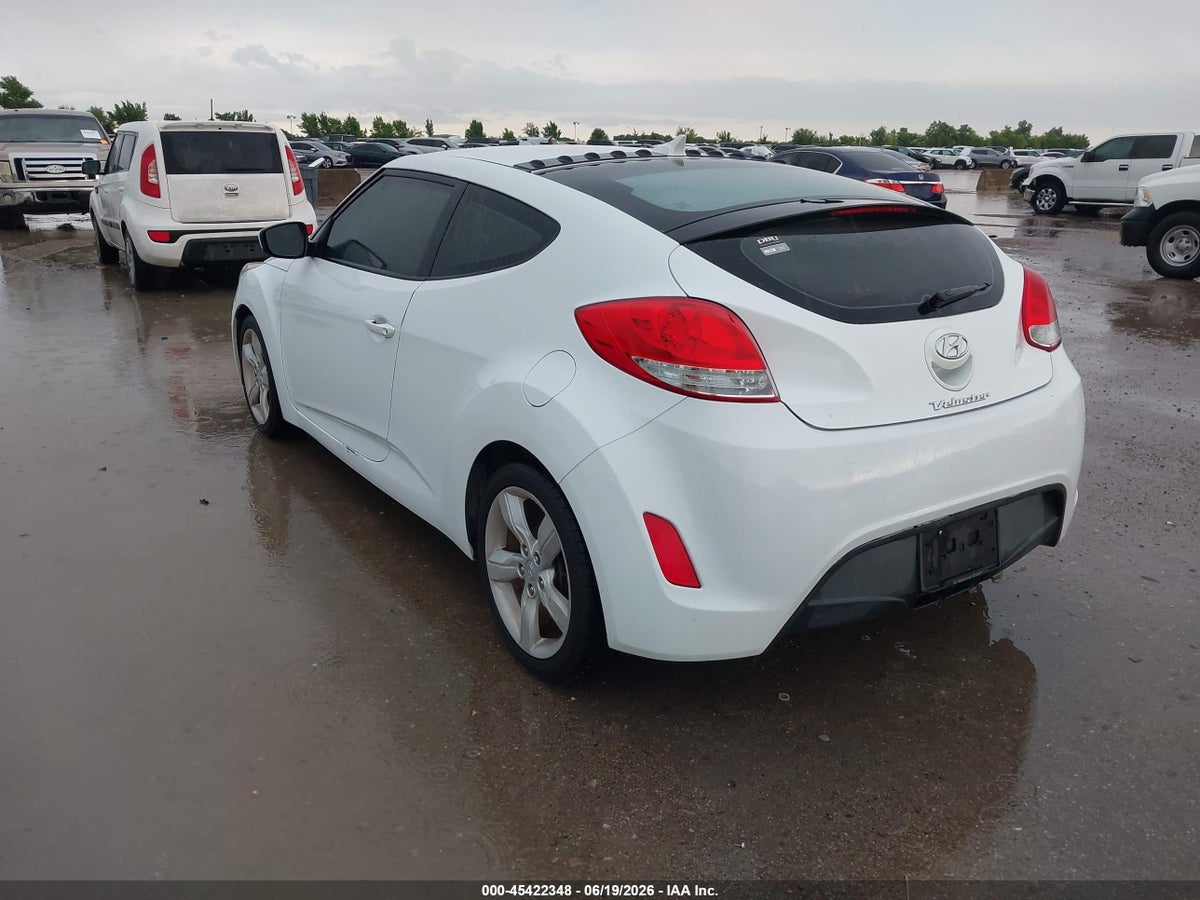 2013 HYUNDAI VELOSTER BASE W/GRAY — снимка 3