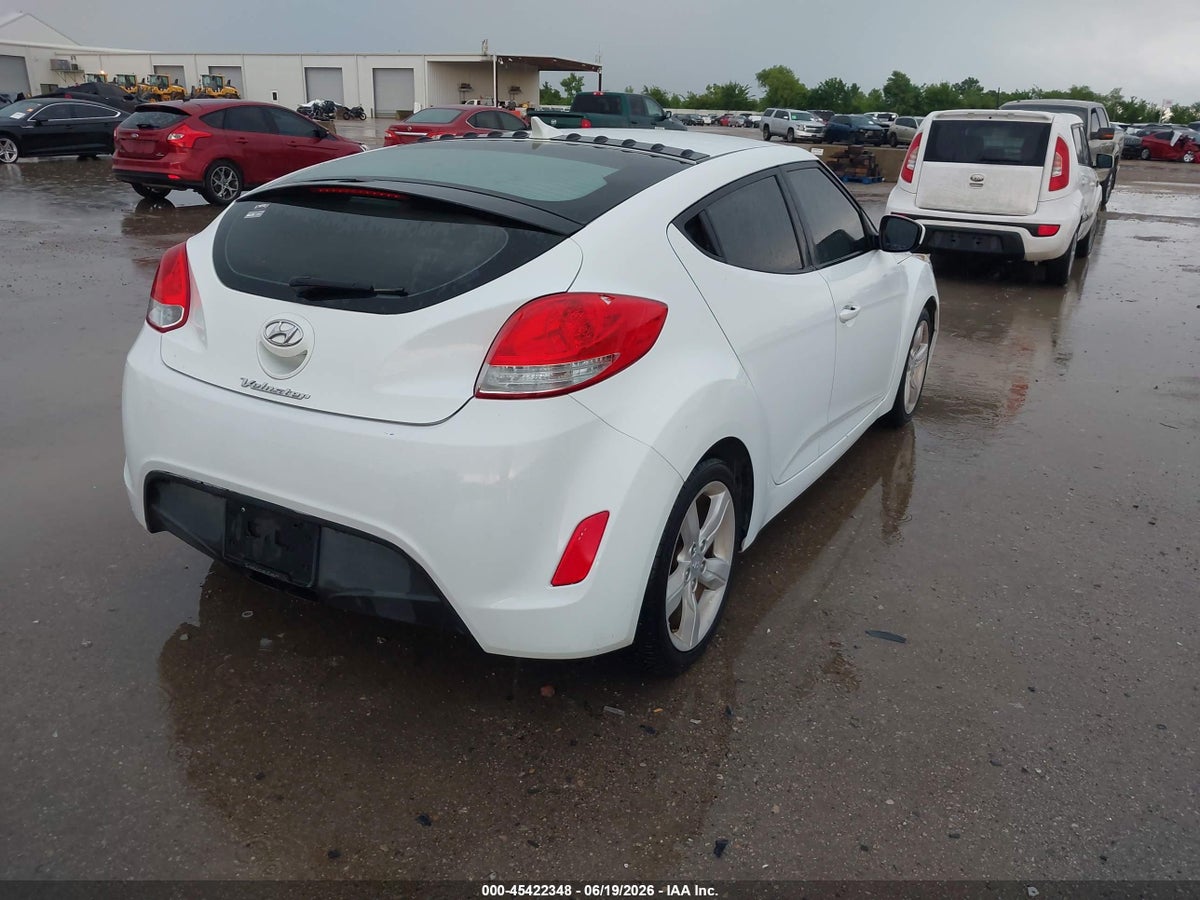 2013 HYUNDAI VELOSTER BASE W/GRAY — снимка 4