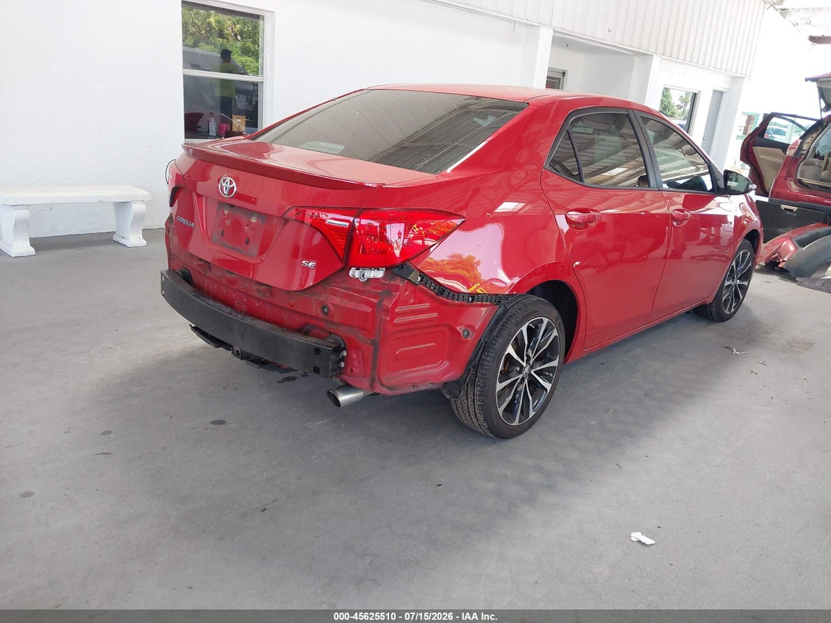 2017 TOYOTA COROLLA SE — снимка 4