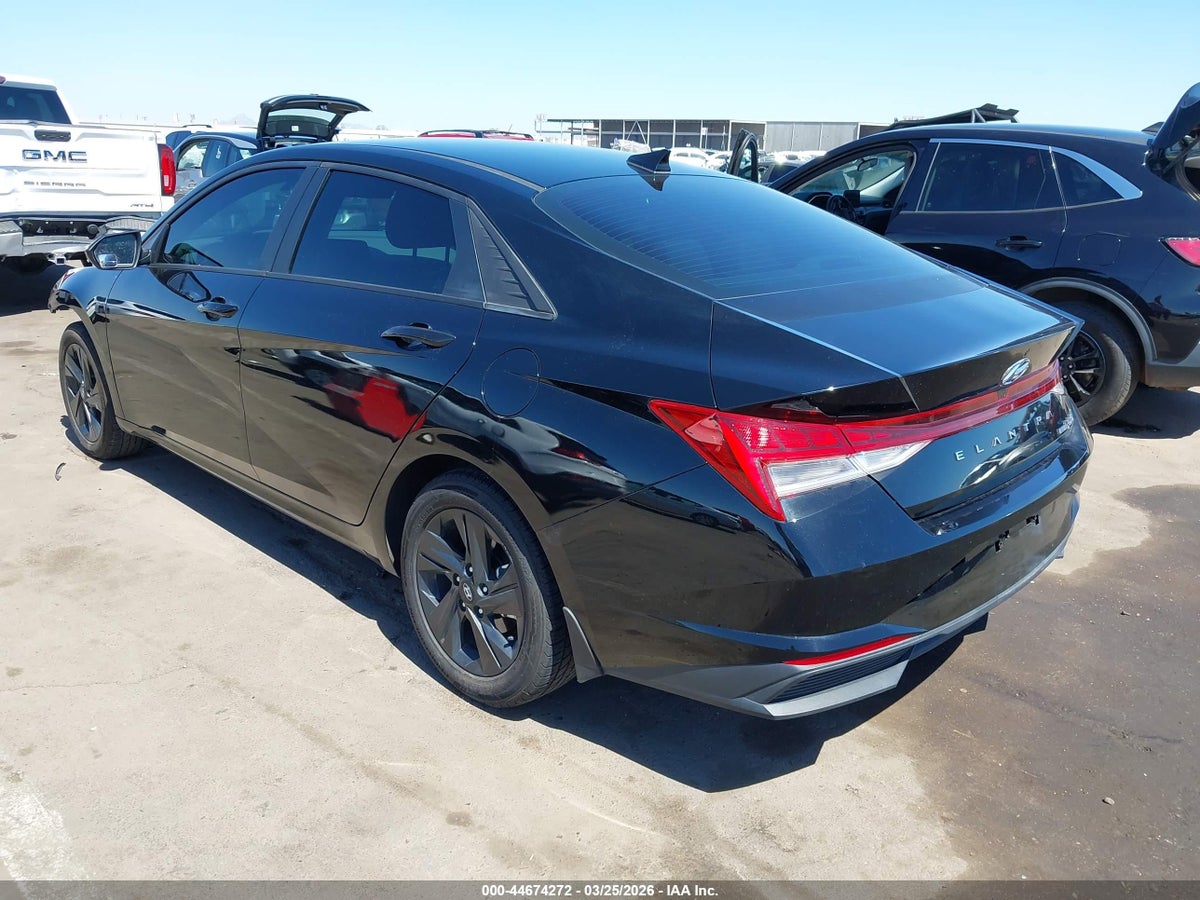 2023 HYUNDAI ELANTRA HYBRID BLUE — снимка 3