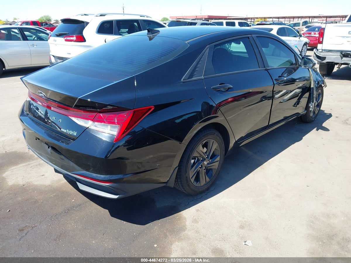 2023 HYUNDAI ELANTRA HYBRID BLUE — снимка 4