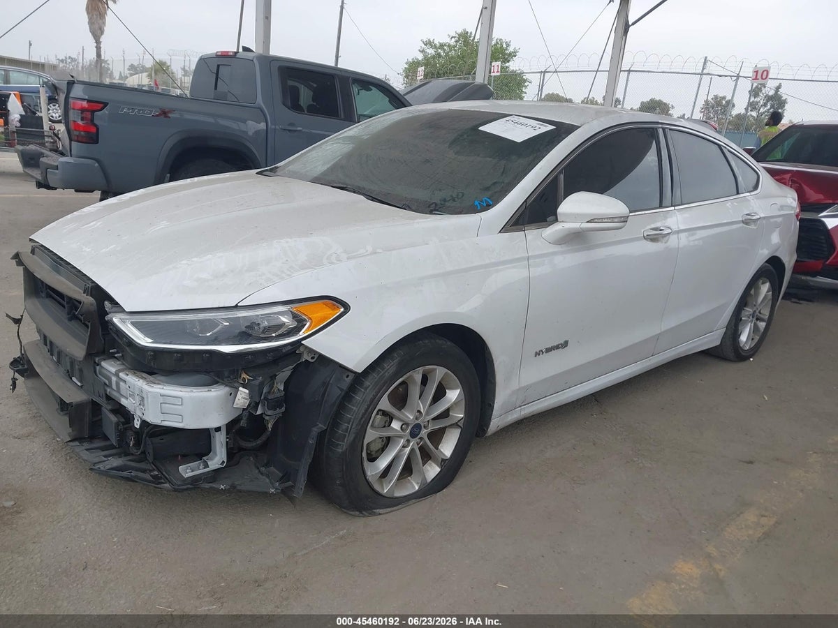 2019 FORD FUSION HYBRID SEL — снимка 2