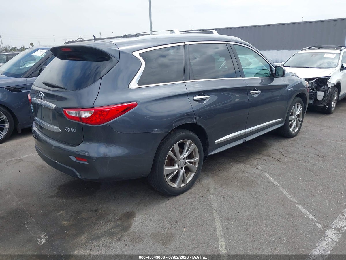 2014 INFINITI QX60 HYBRID — снимка 4