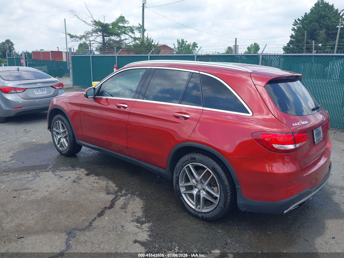 2016 MERCEDES-BENZ GLC 300 4MATIC — снимка 3