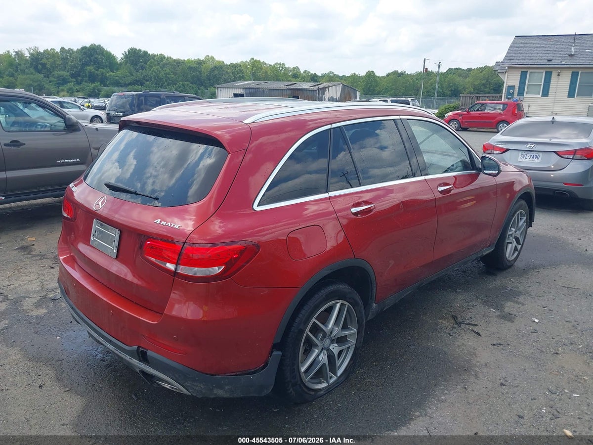 2016 MERCEDES-BENZ GLC 300 4MATIC — снимка 4