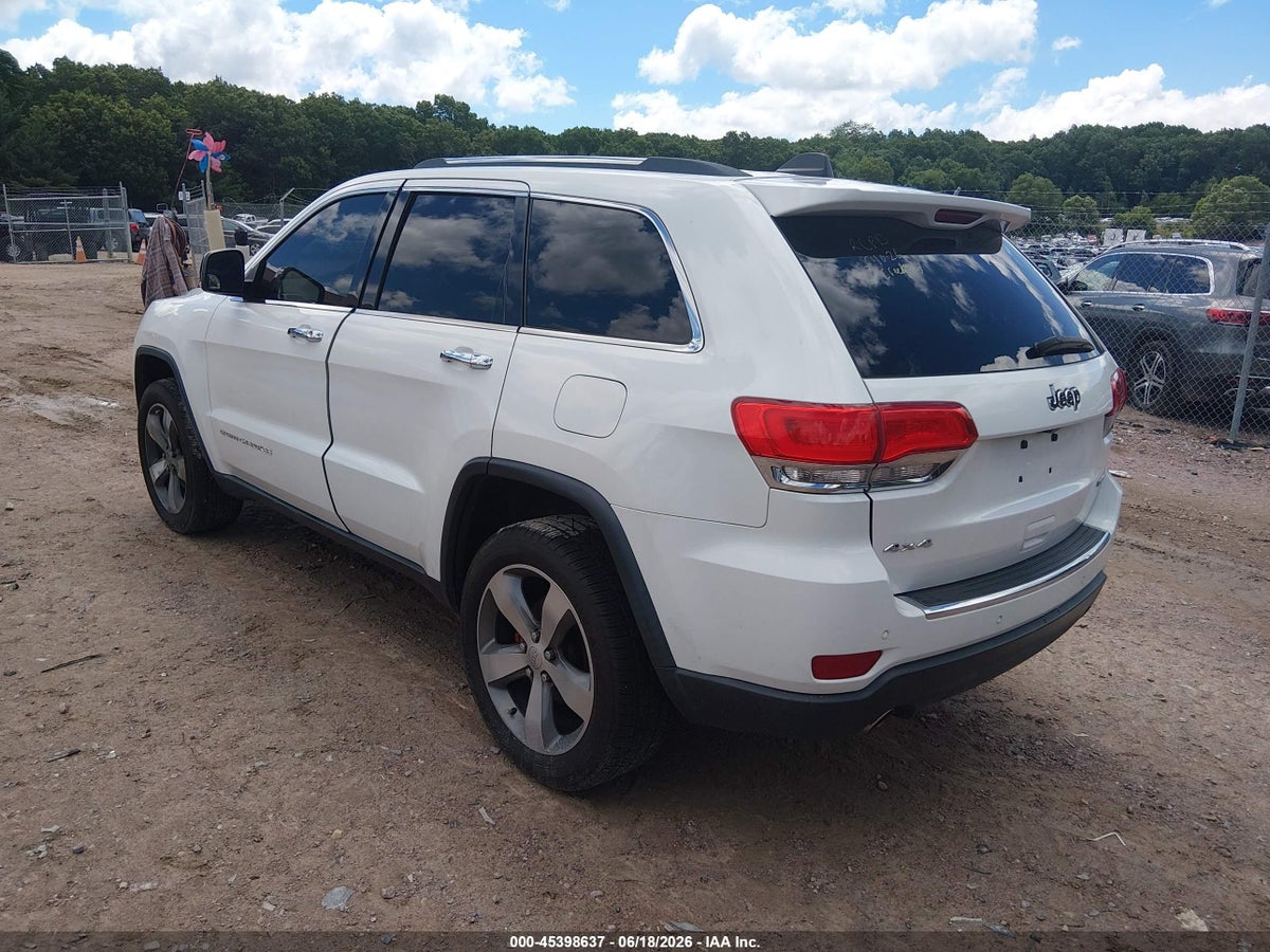 2014 JEEP GRAND CHEROKEE LIMITED — снимка 3
