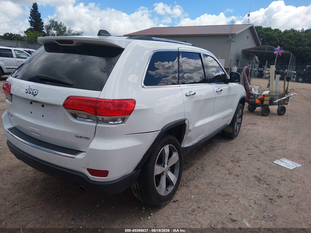 2014 JEEP GRAND CHEROKEE LIMITED — снимка 4