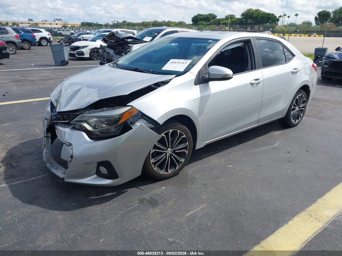 2016 TOYOTA COROLLA S PLUS — снимка 2