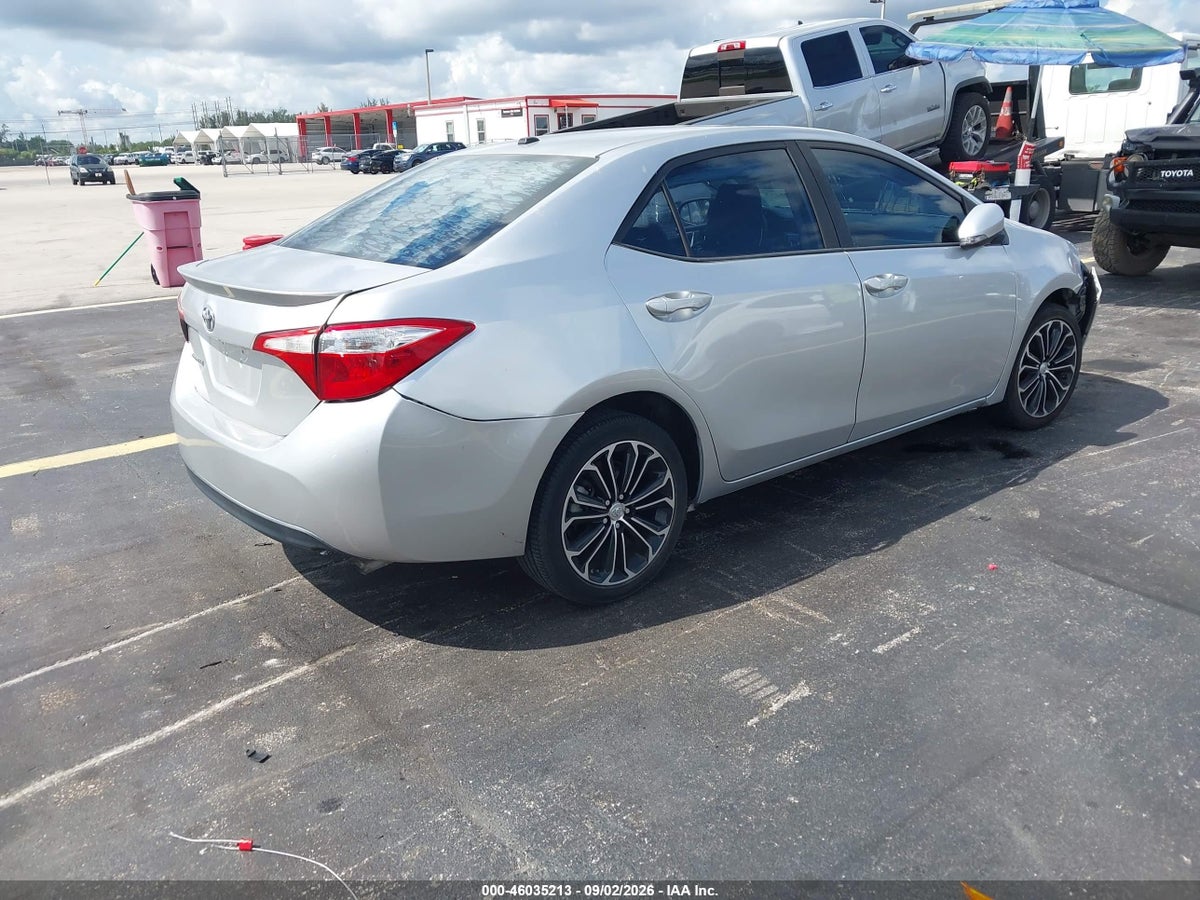 2016 TOYOTA COROLLA S PLUS — снимка 4