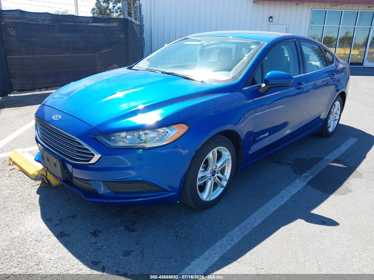 2018 FORD FUSION HYBRID S — снимка 2